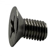 SUBURBAN BOLT AND SUPPLY #8-32 x 1 in Phillips Flat Machine Screw, Plain Steel A0180100100F